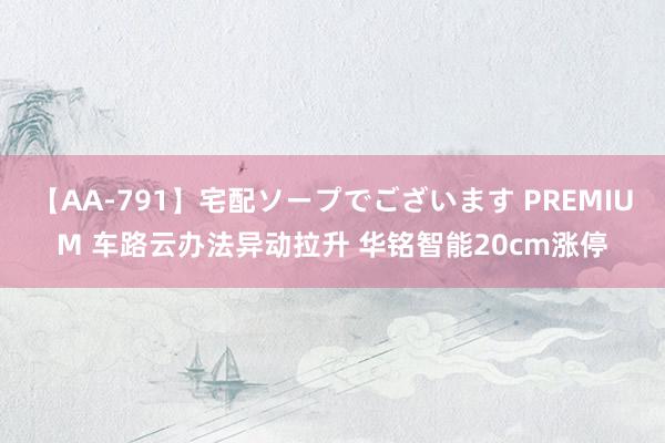 【AA-791】宅配ソープでございます PREMIUM 车路云办法异动拉升 华铭智能20cm涨停